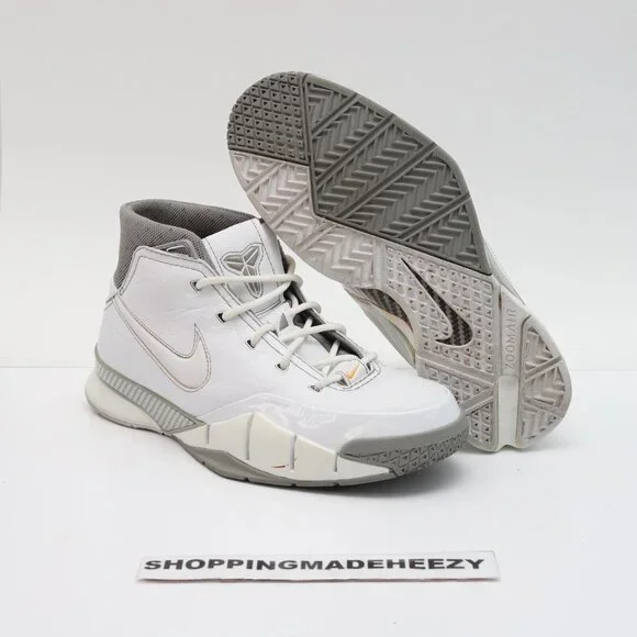 US 8] NIKE ZOOM KOBE BRYANT 1 WHITE SHARK 2006 Basketball  display picture 1